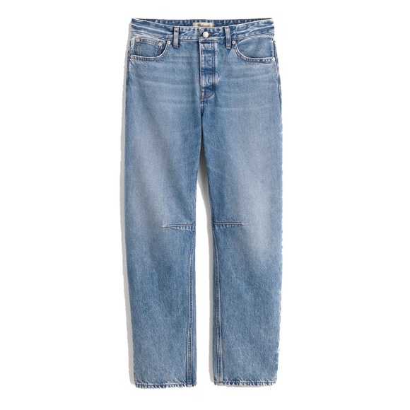 MADEWELL Darted Barrel-Leg Jeans Dobbins Light Wash 26 - Picture 1 of 11